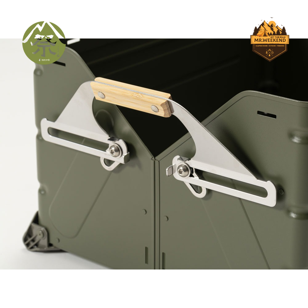 Thùng đựng đồ Snow peak SHELF CONTAINER 50 Olive Drab, FES-038-OL | Chính hãng