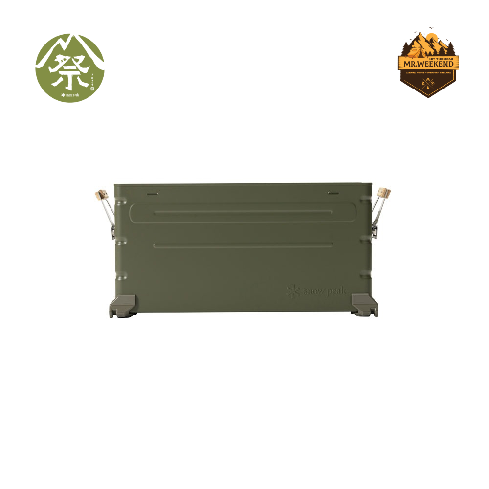 Thùng đựng đồ Snow peak SHELF CONTAINER 50 Olive Drab, FES-038-OL | Chính hãng