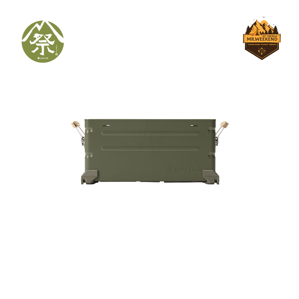 Thùng đựng đồ Snow peak Shelf Container 25 Olive Drab, FES-037-OL | Chính hãng