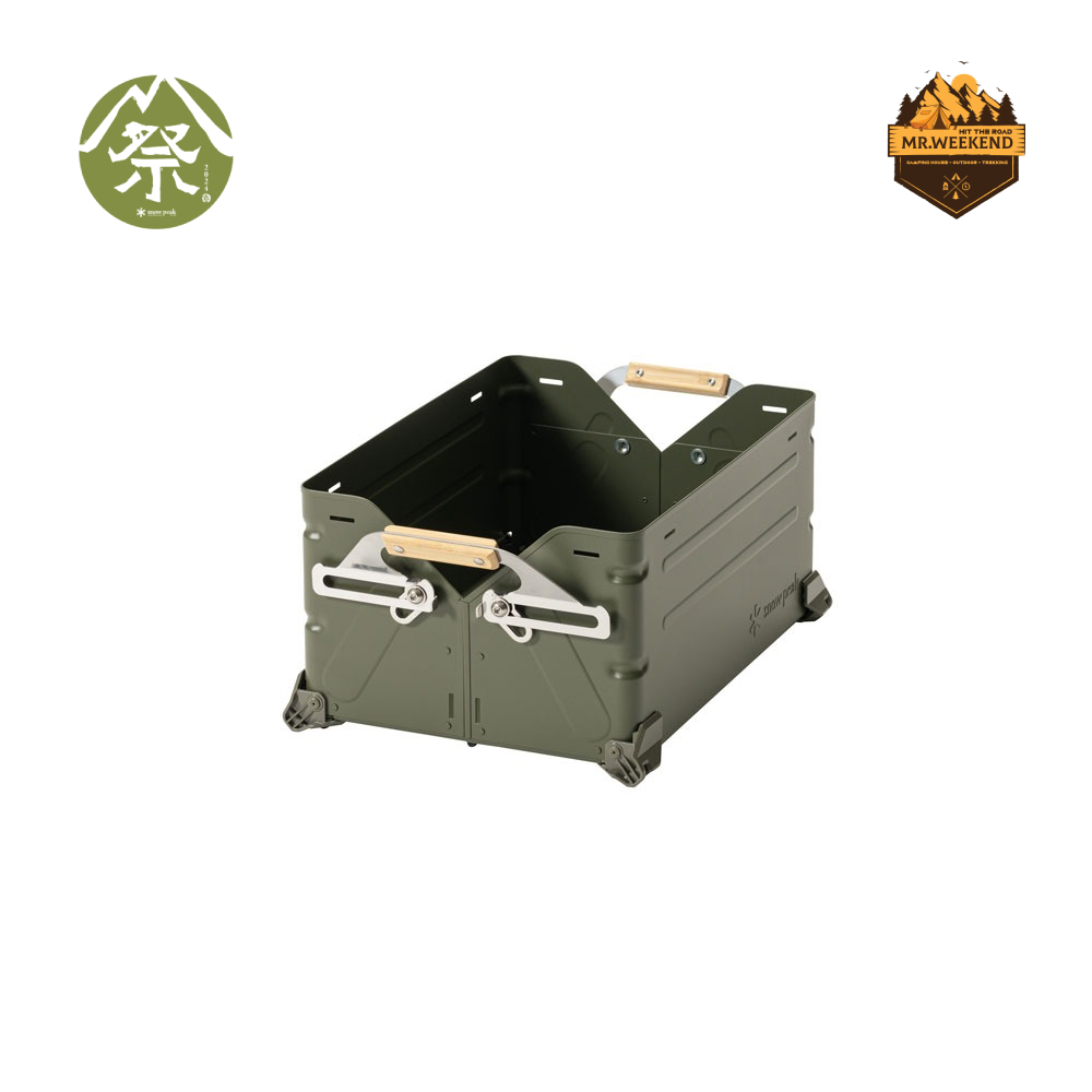 Thùng đựng đồ Snow peak Shelf Container 25 Olive Drab, FES-037-OL | Chính hãng