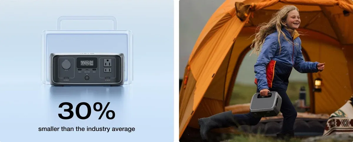 Trạm Sạc EcoFlow RIVER 3 Portable Power Station | 256Wh 300W | Chính hãng