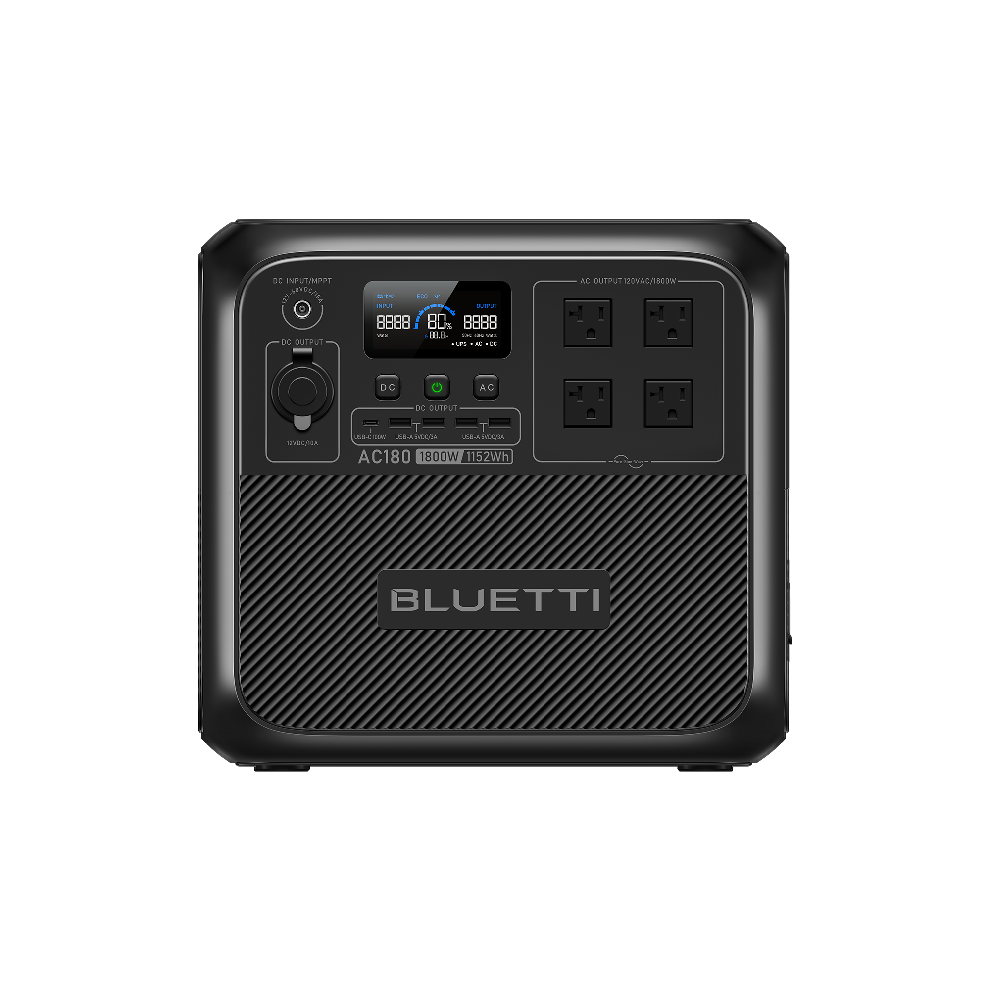 Trạm điện di động BLUETTI AC180 | 1,800W 1,152Wh
