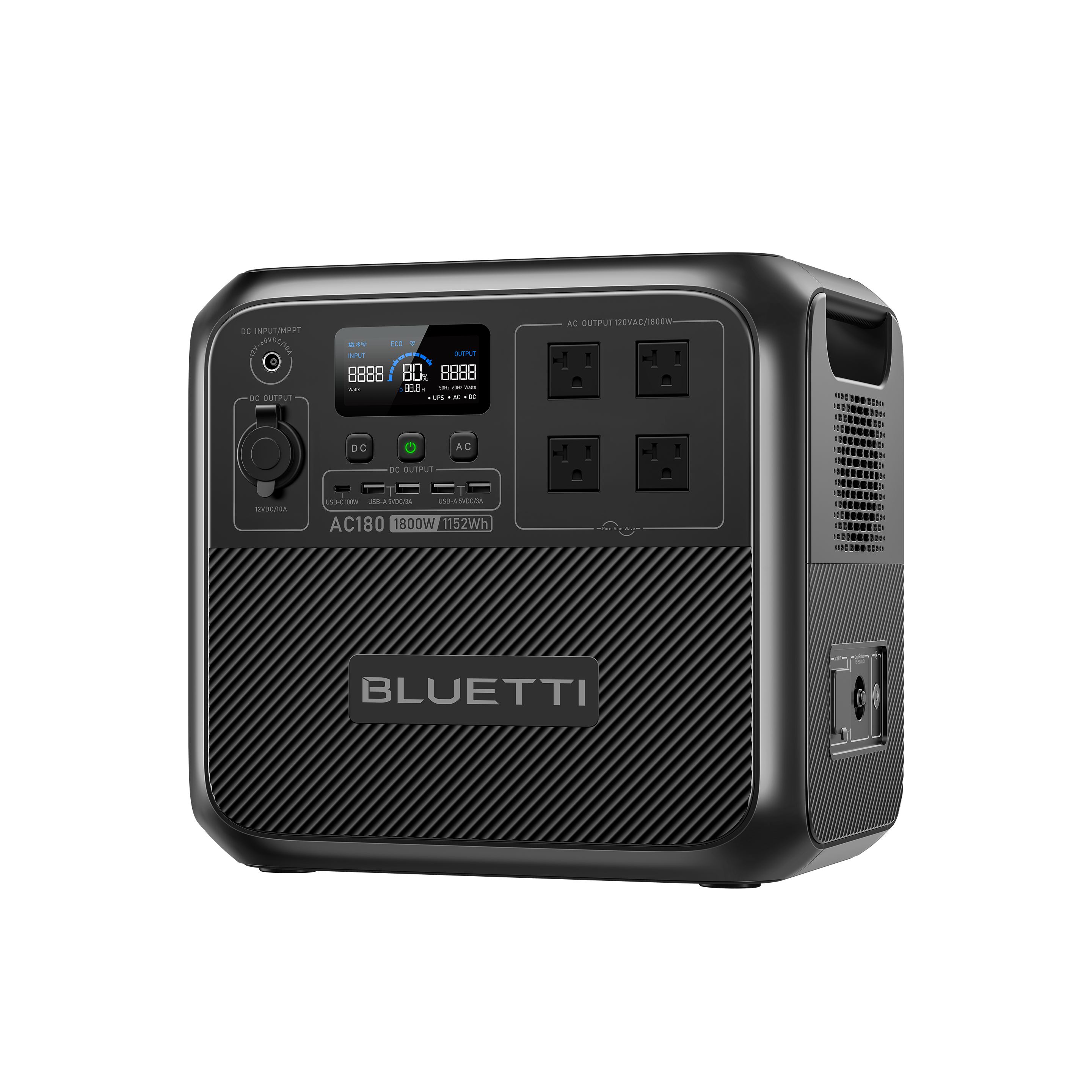 Trạm điện di động BLUETTI AC180 | 1,800W 1,152Wh