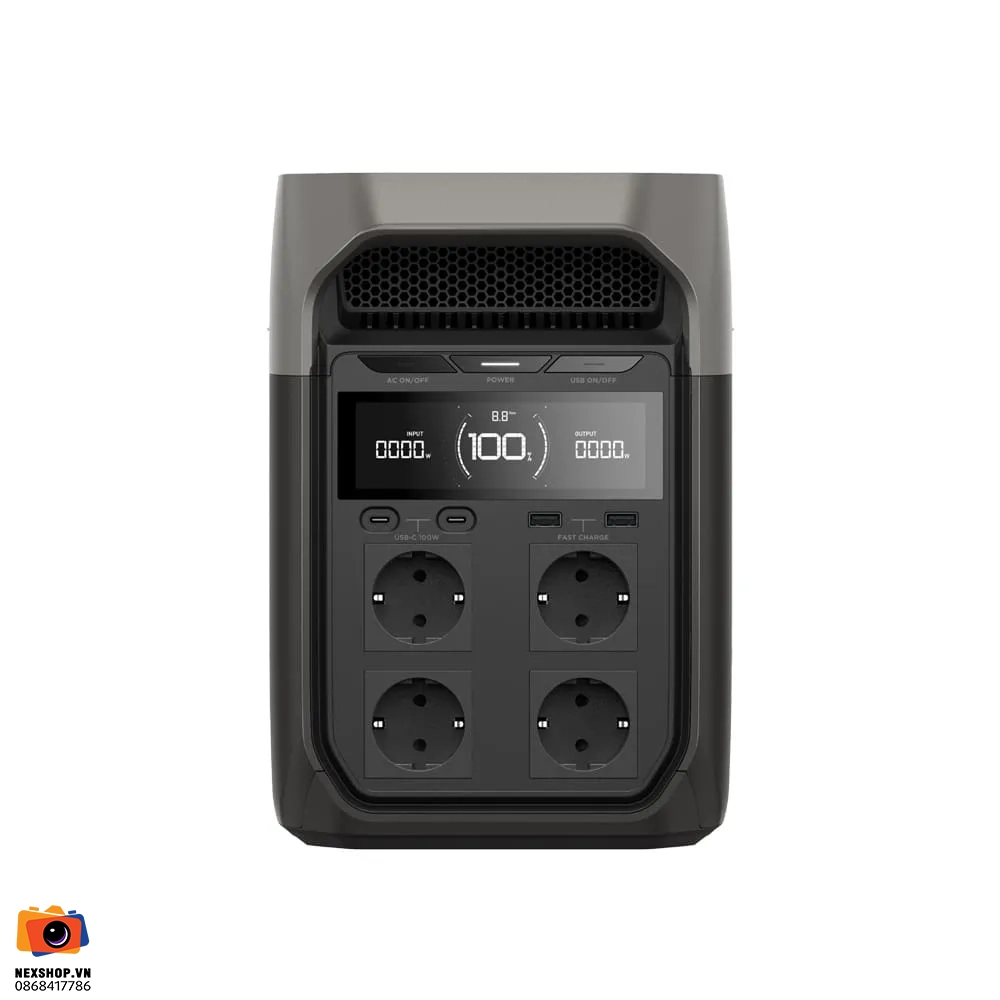 Trạm điện di động EcoFlow Delta 3 | 1024Wh 1800W | Hàng chính hãng | FullVAT - chi tiết 2