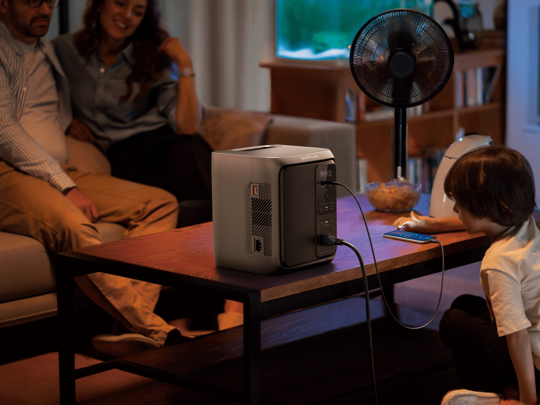 Trạm điện di động EcoFlow Delta 3 Air 1000 | 960Wh 500W | Hàng chính hãng