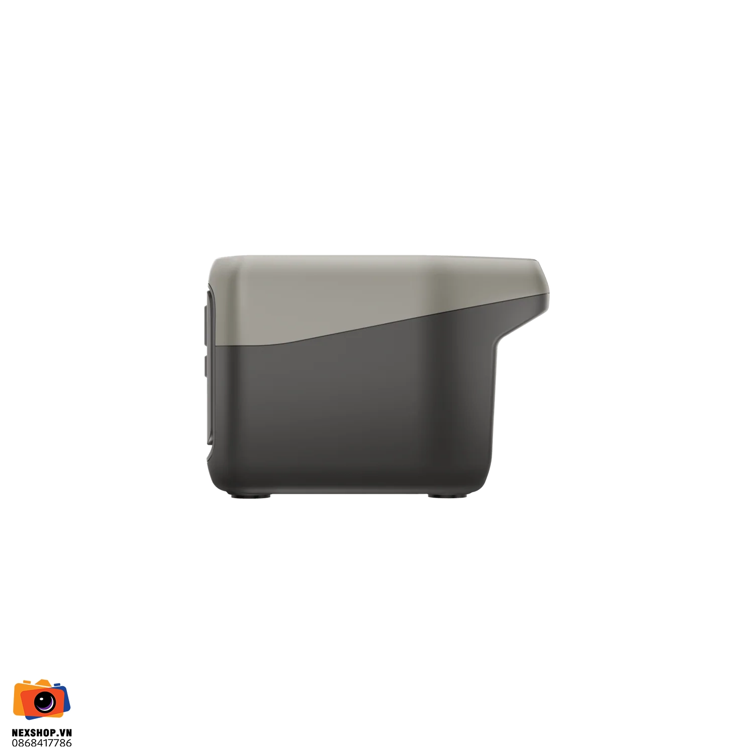 Góc cạnh EcoFlow RIVER 2 với tay xách phía sau