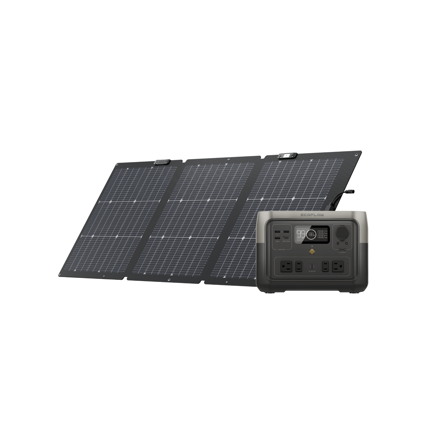 Trạm sạc dự phòng EcoFlow RIVER 2 Max | 512Wh 500W | Trạm điện di động chính hãng