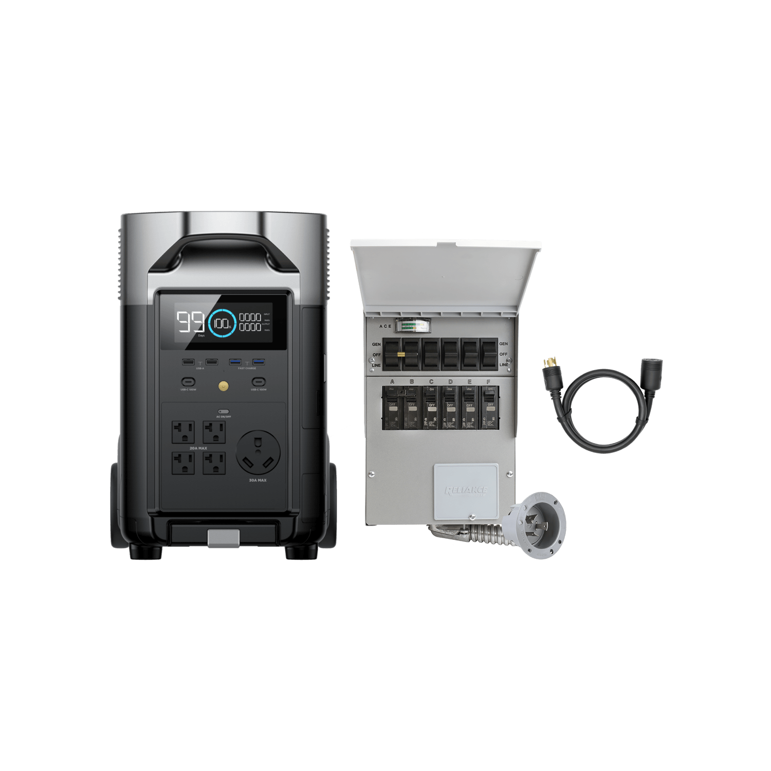 Trạm năng lượng Ecoflow Delta Pro 3600Wh | Chính hãng