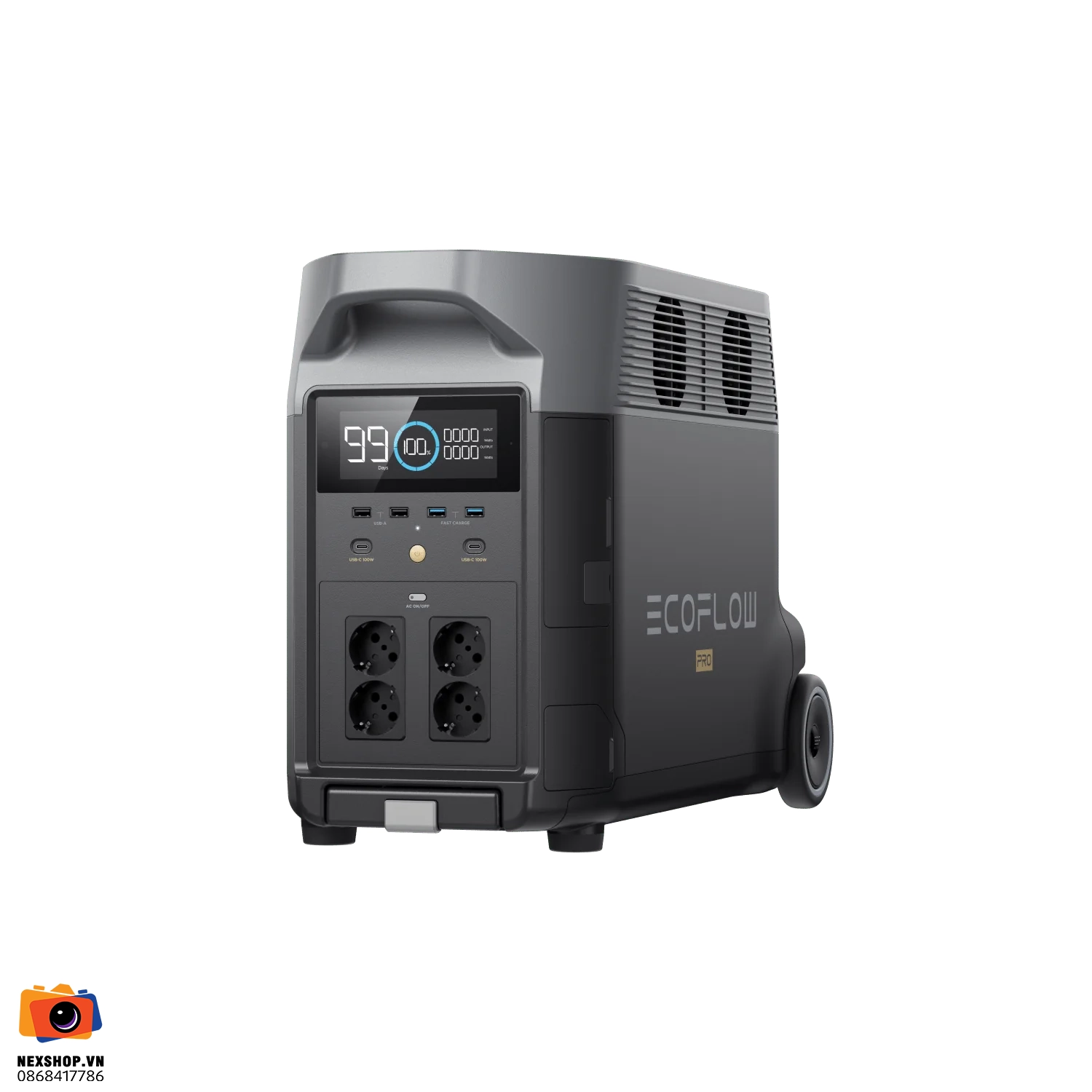 Trạm năng lượng Ecoflow Delta Pro 3600Wh | Chính hãng