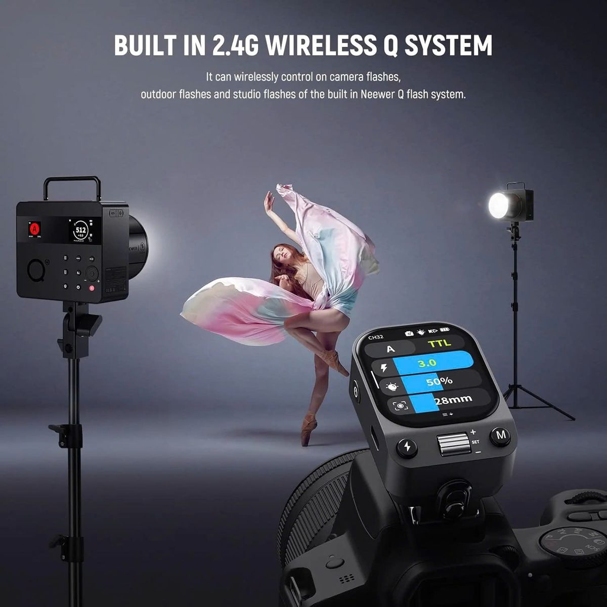 Trigger Flash Neewer QZ TTL | Cho Sony | Chính hãng