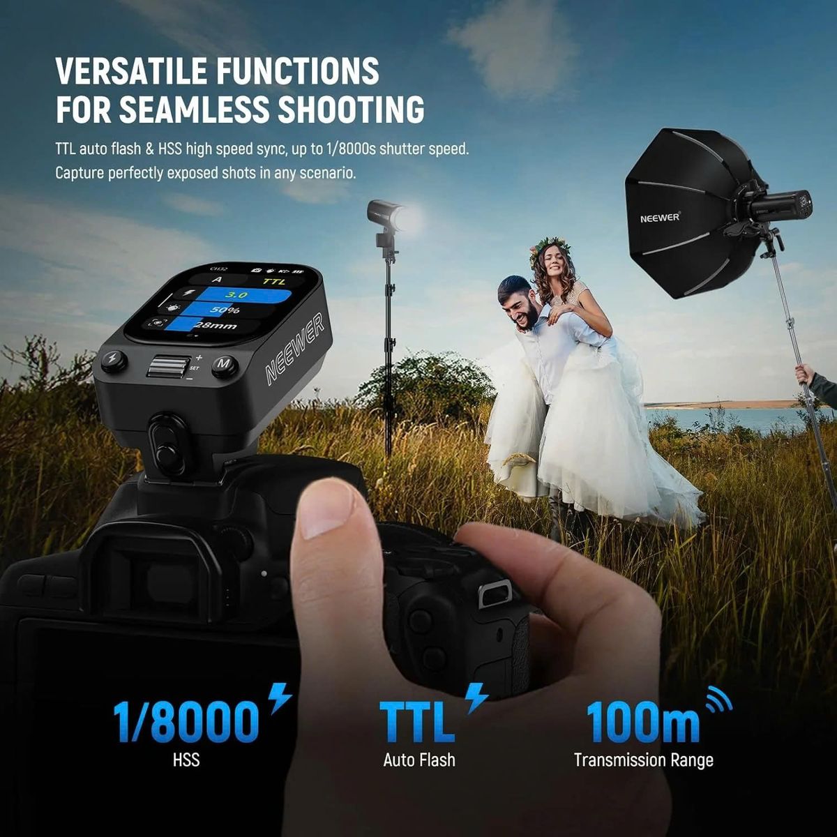 Trigger Flash Neewer QZ TTL | Cho Sony | Chính hãng