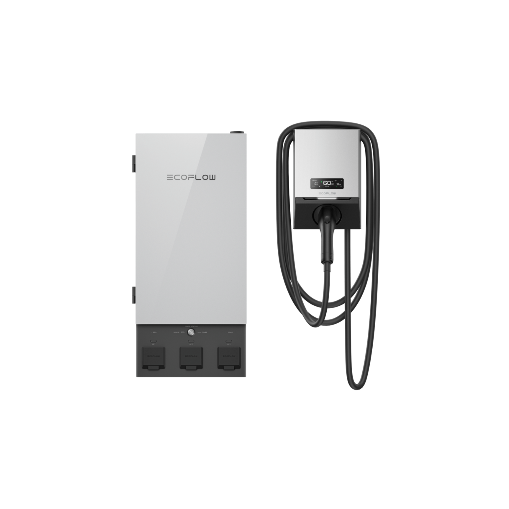 Trụ sạc xe điện thông minh EcoFlow PowerPulse EV Charger (9.6kW / 40A) | Chính hãng