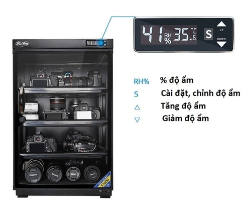 Tủ chống ẩm HUITONG DHC-100 , 100 lít | Chính hãng