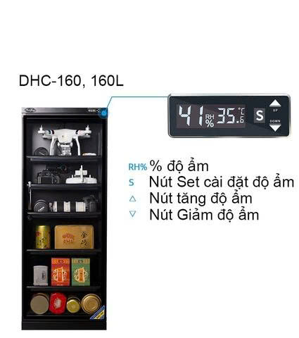Tủ chống ẩm HUITONG DHC-160 , 160 lít | Chính hãng