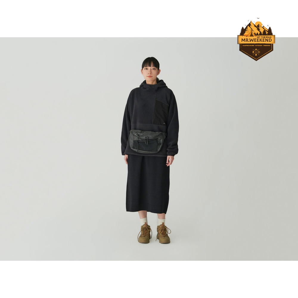 Túi Snow Peak Transit Waist Bag One Black | Chính hãng
