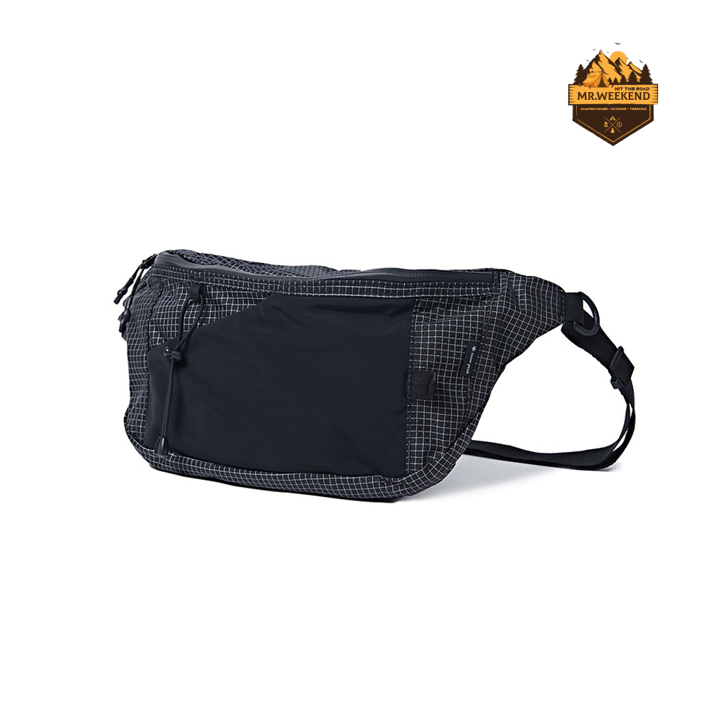 Túi Snow Peak Transit Waist Bag One Black | Chính hãng
