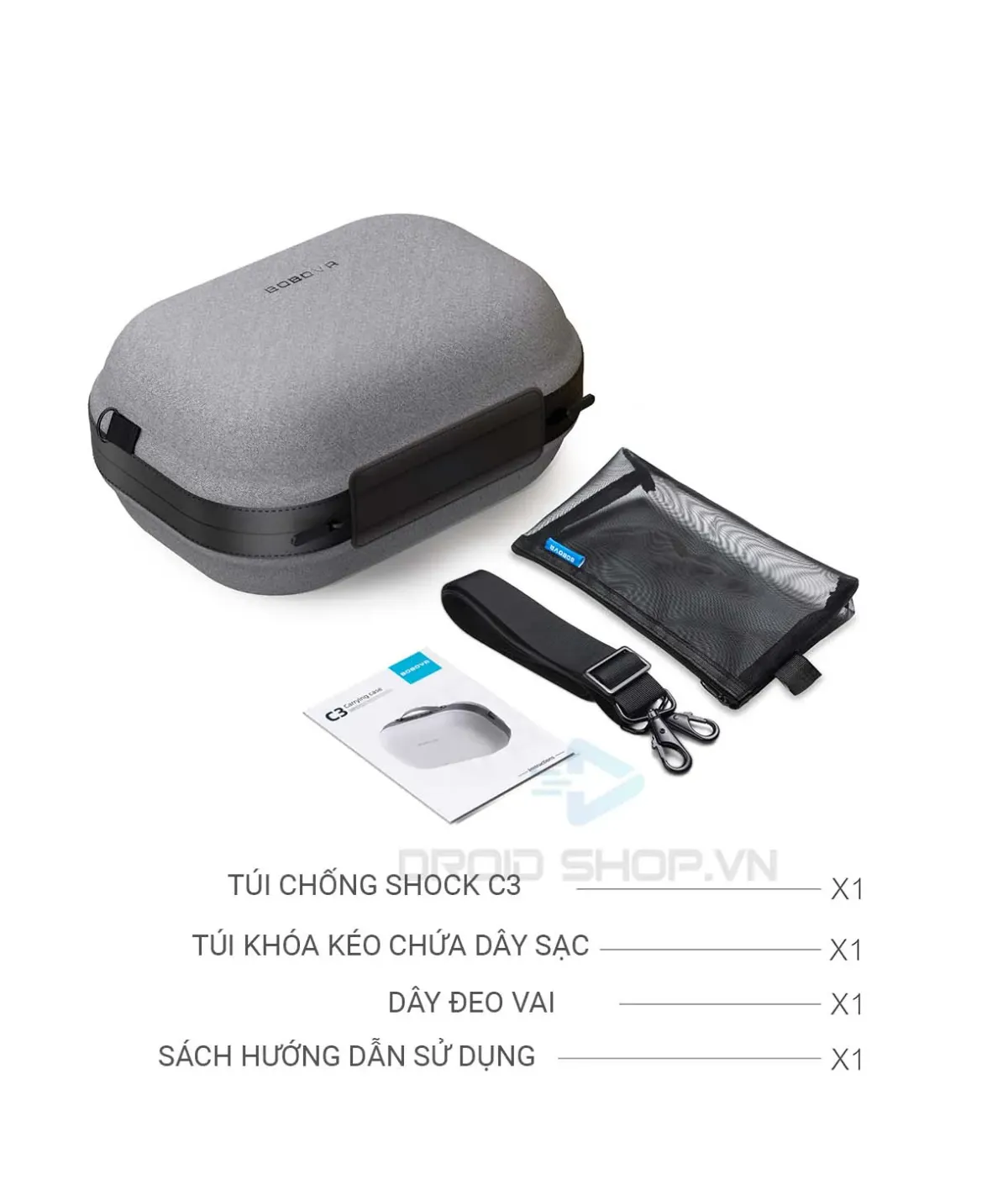 Combo Dock Sạc + Bảo Vệ Tay Cầm BOBOVR CD3 | Chính Hãng