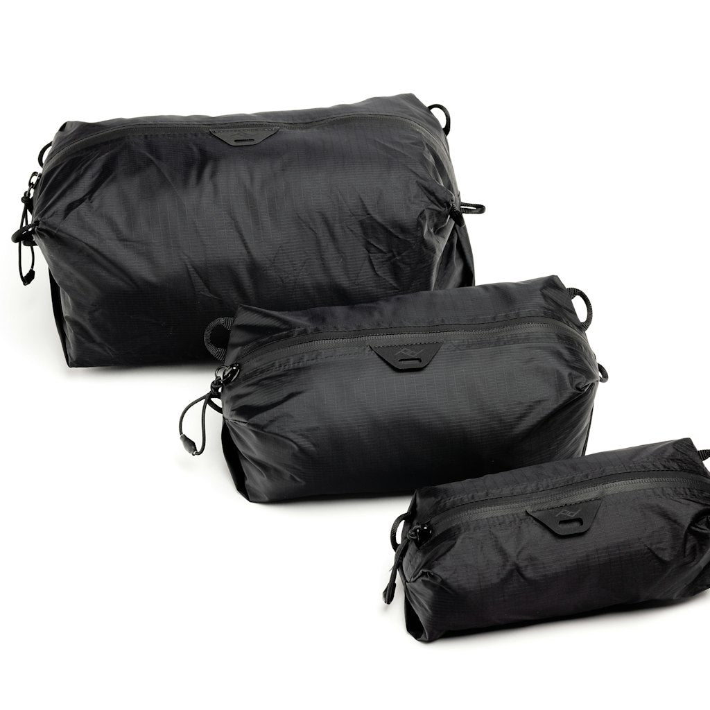 Túi đựng đồ siêu nhẹ Peak Design Ultralight Packing Cube Bundle S-XS-XXS Black | Chính hãng