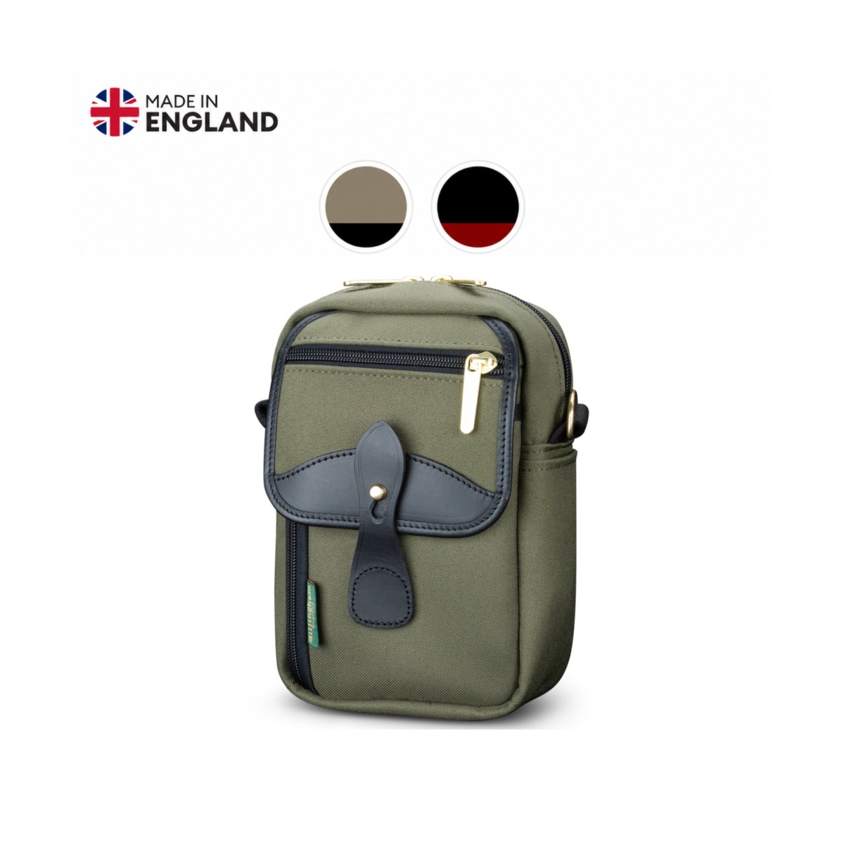 Túi máy ảnh Billingham Airline Stowaway - Sage Fibrenyte/ Black | Chính hãng | Fullvat