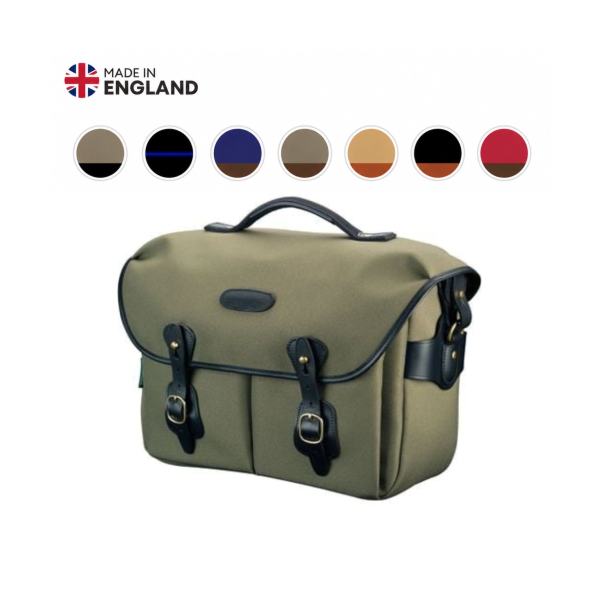 Túi máy ảnh Billingham Hadley One - Sage Fibrenyte/Black | Chính hãng | Fullvat