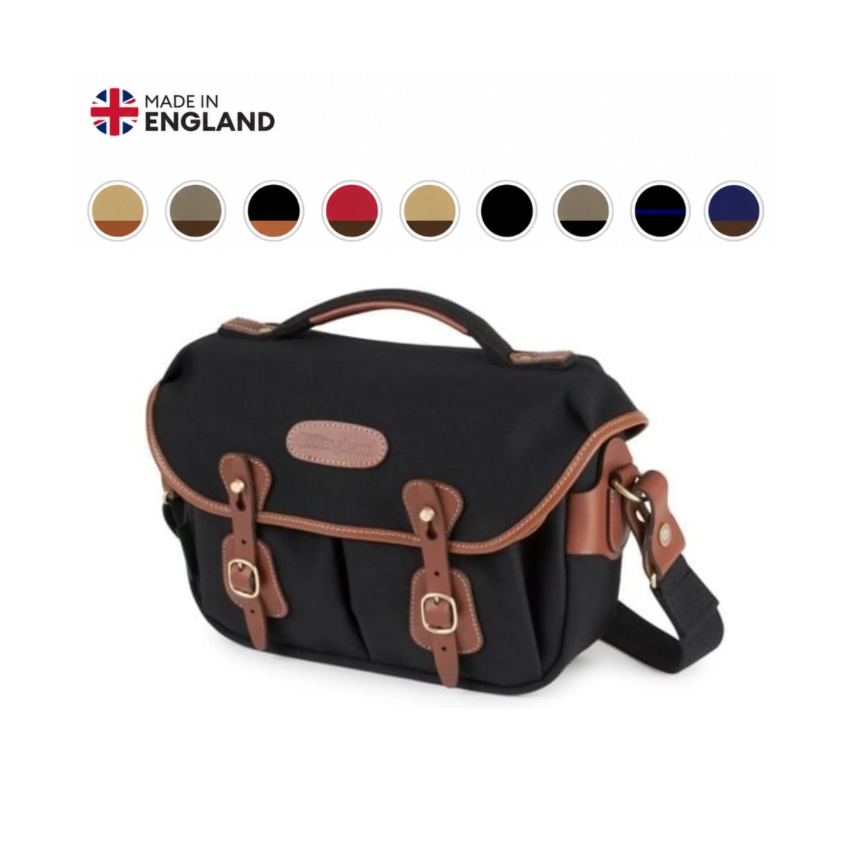 Túi máy ảnh Billingham Hadley Small Pro - Black Canvas / Tan | Chính hãng | Fullvat