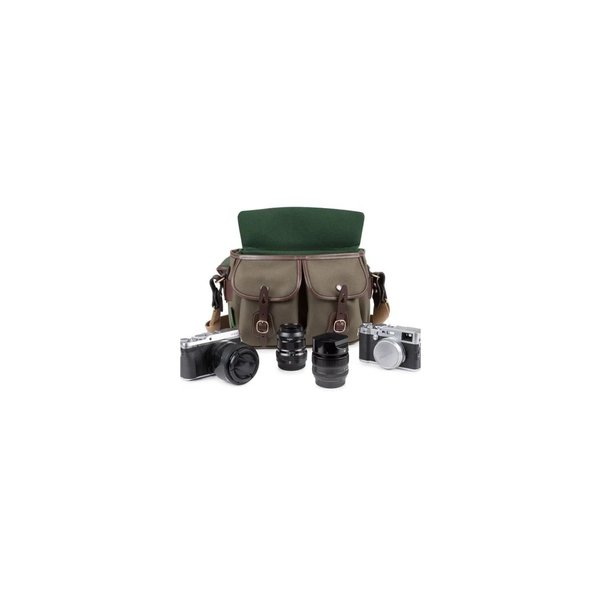 Túi máy ảnh Billingham Hadley Small Pro - Sage Fibrenyte / Chocolate | Chính hãng | Fullvat