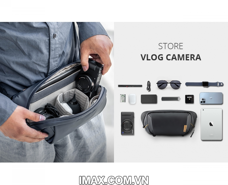 Túi máy ảnh PGYTECH OneGo Solo (BLACK) | Chính hãng
