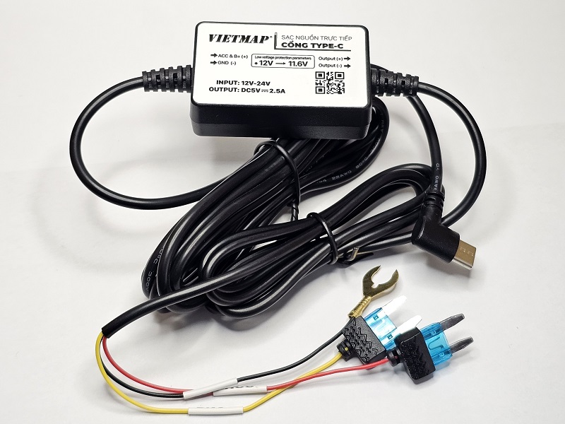 VIETMAP Bộ Nguồn Trực Tiếp ACC - TYPE C chính hãng tại NexShop Hà Nội