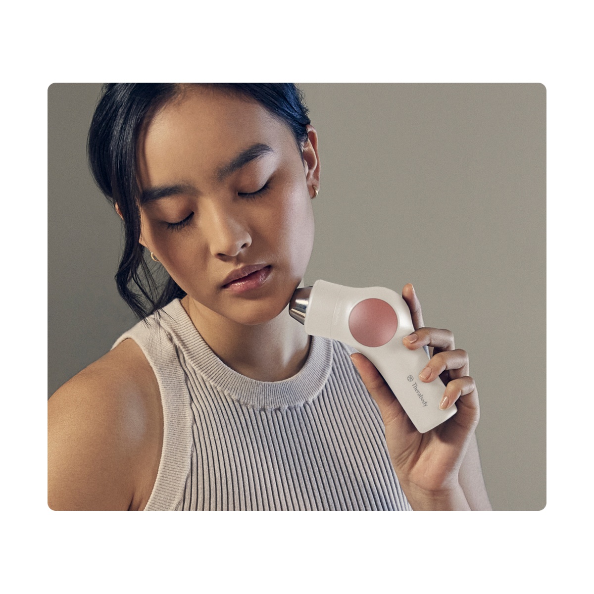 Vòng Massage Nóng Lạnh TheraFace Hot & Cold Rings - Màu Trắng | Chính hãng