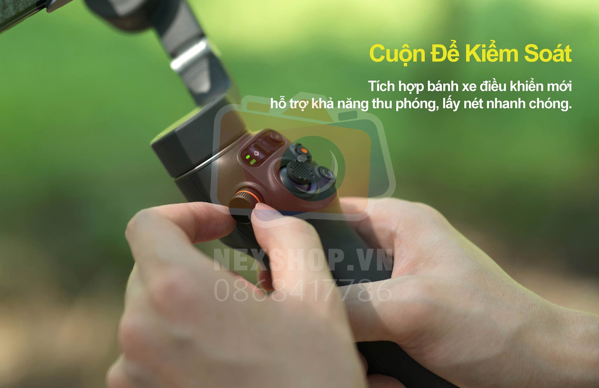 DJI OM 6 được bổ sung thanh hiển thị trang thái mới