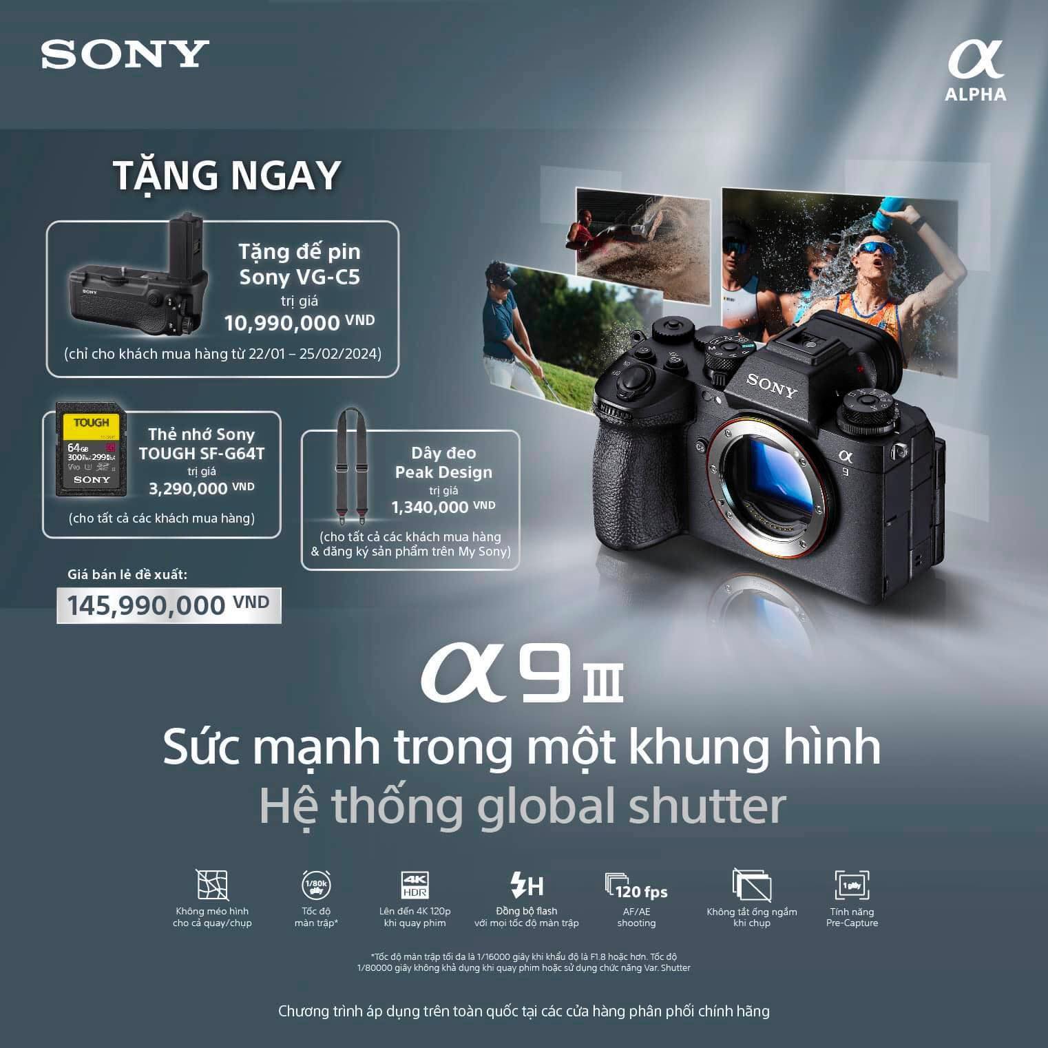 Máy ảnh Sony A9 III