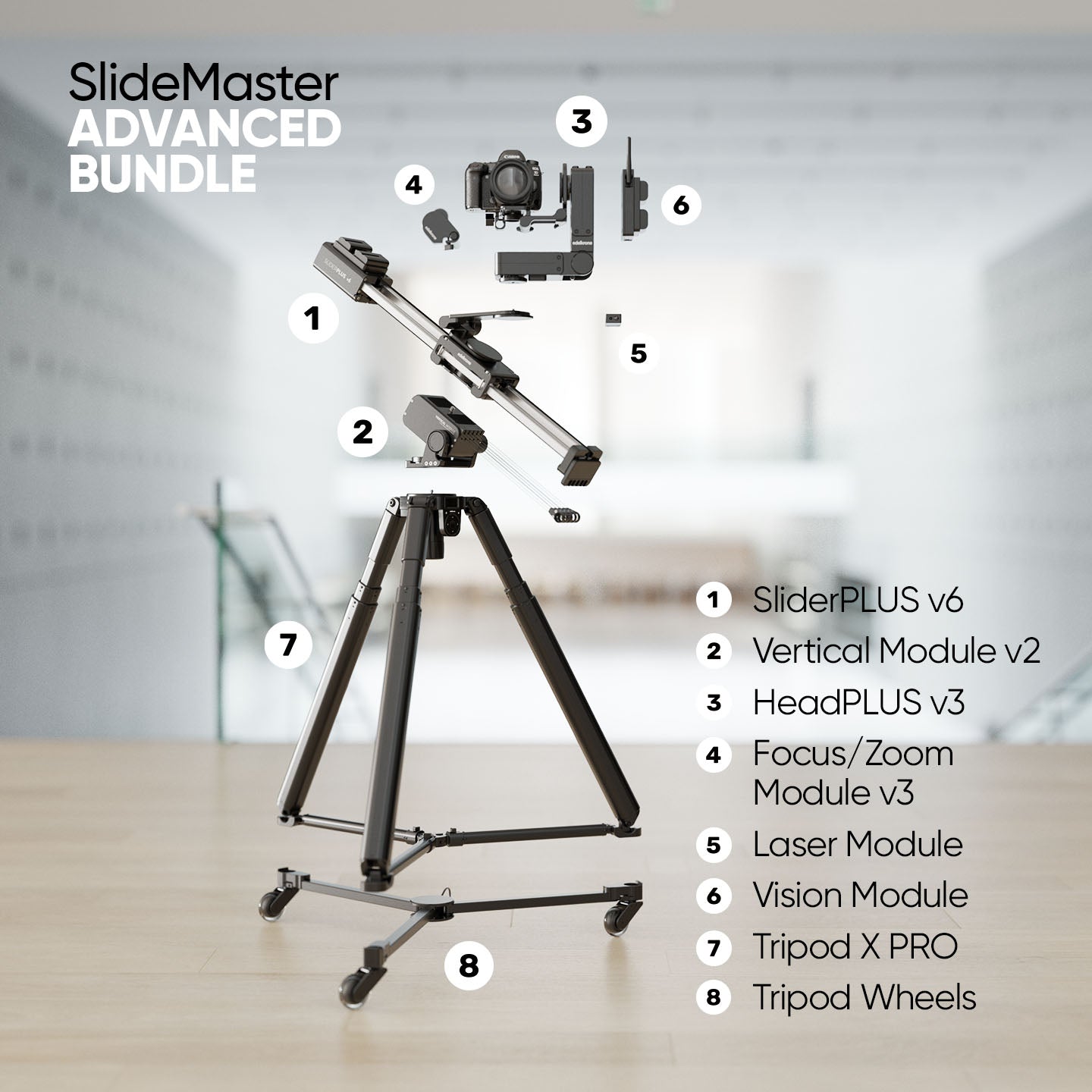 Edelkrone SlideMaster Bundle Complete | Chính hãng - khả năng kết nối