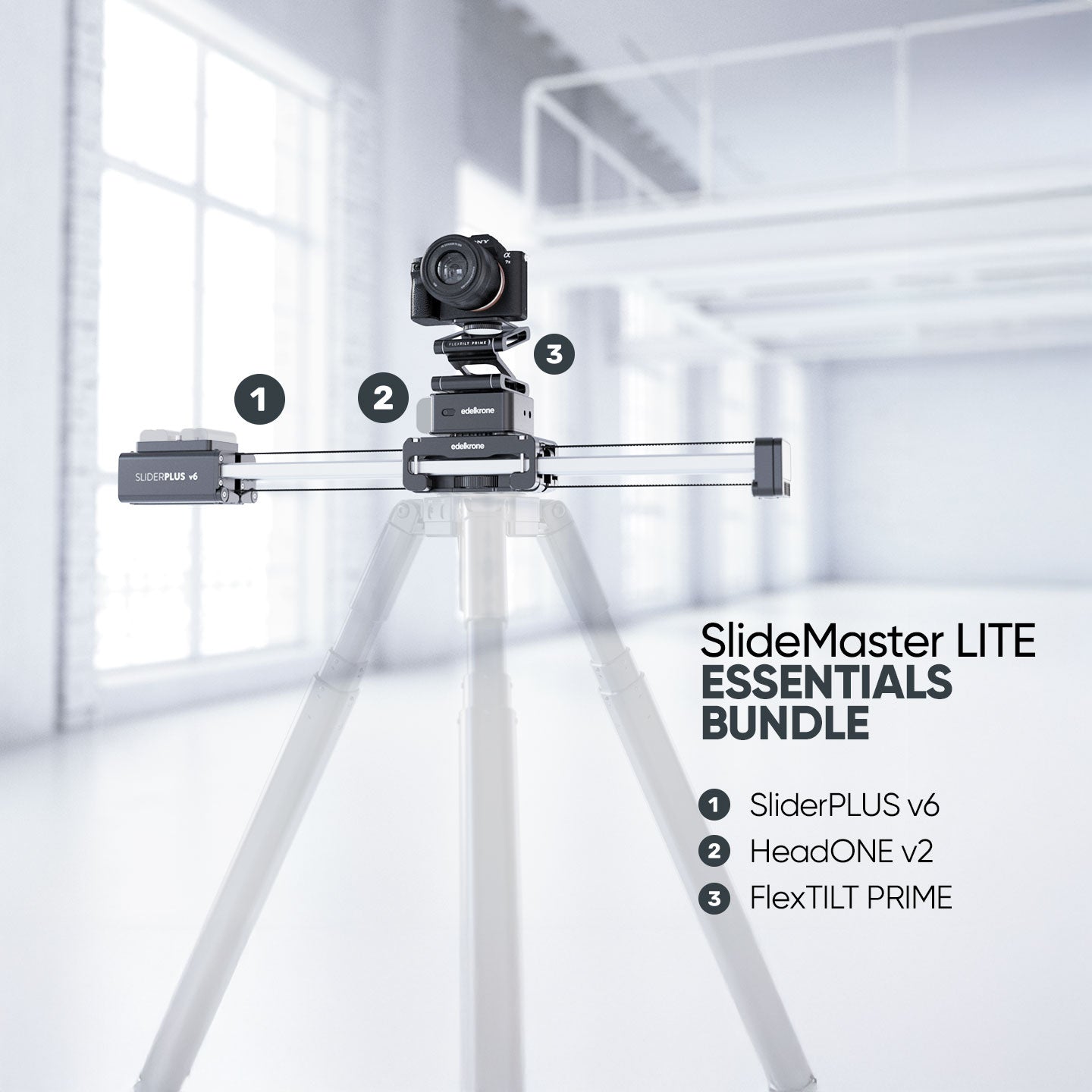 Edelkrone SlideMaster LITE Bundle Essentials | Chính hãng, nhỏ gọ - thiết kế và phụ kiện