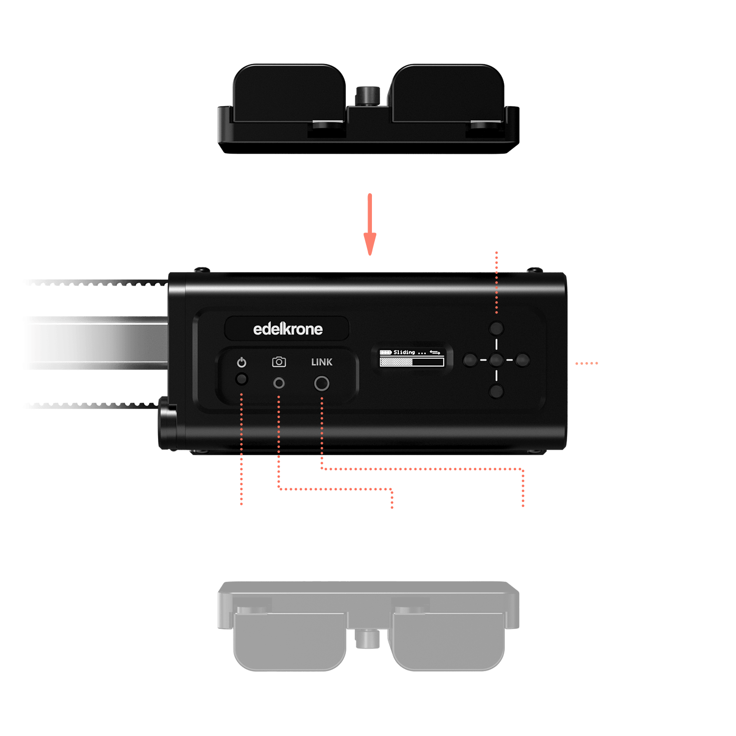 Edelkrone SliderPLUS v6 Motorized | Chuyển động mượt | Chính hãng - khả năng kết nối thiết bị