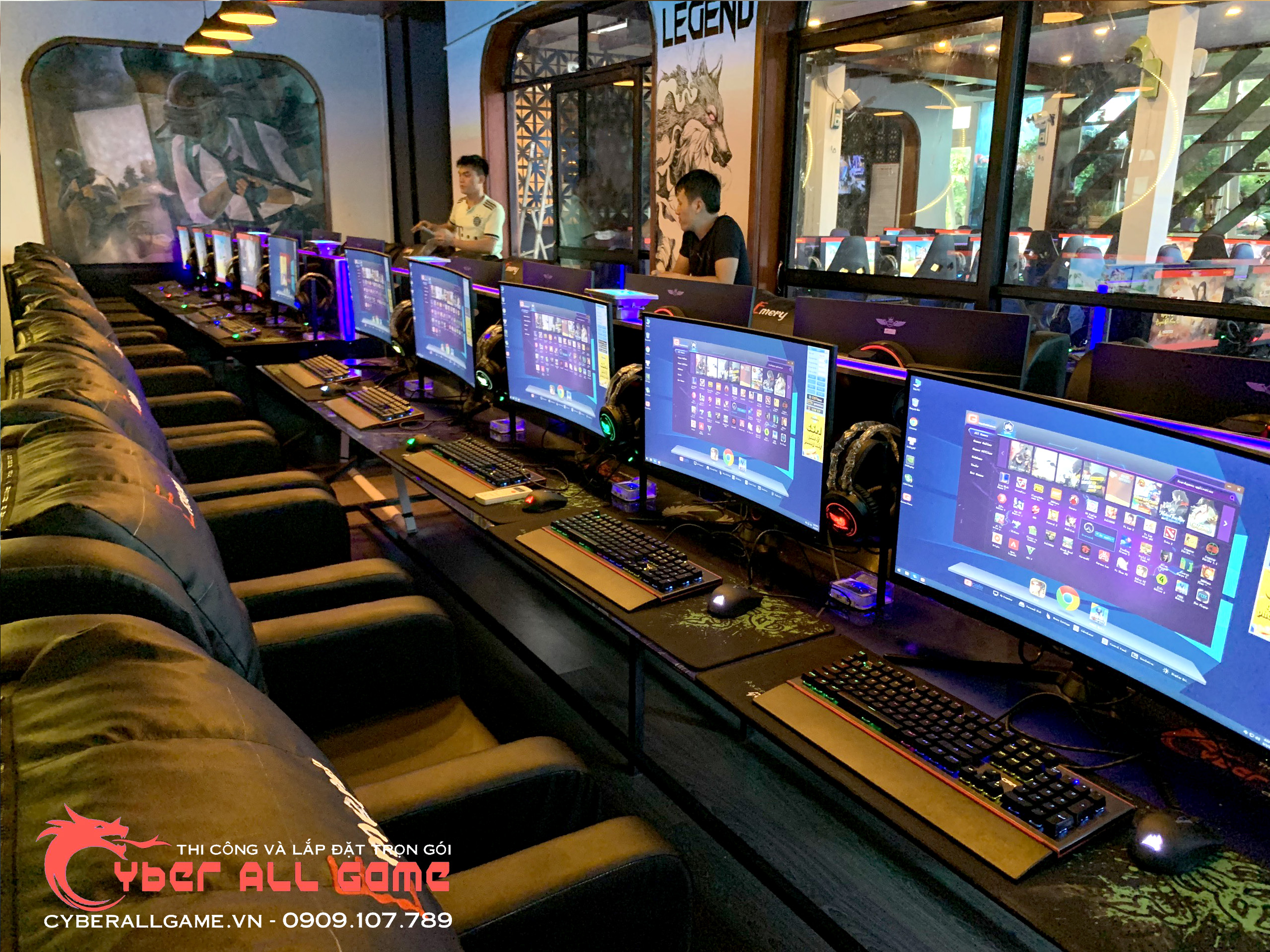 cyber game icafe cao cấp
