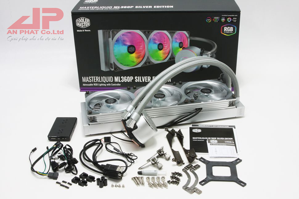 Cooler Master MasterLiquid ML360P Silver Edition Addressable RGB