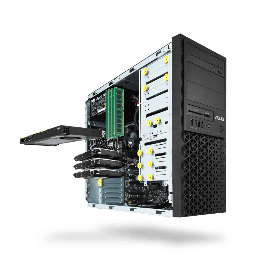 Máy Trạm Server | Workstations ASUS PRO E500 G6 W480 Core i7-1070K 16GB | SSD 512GB | 700W Gold