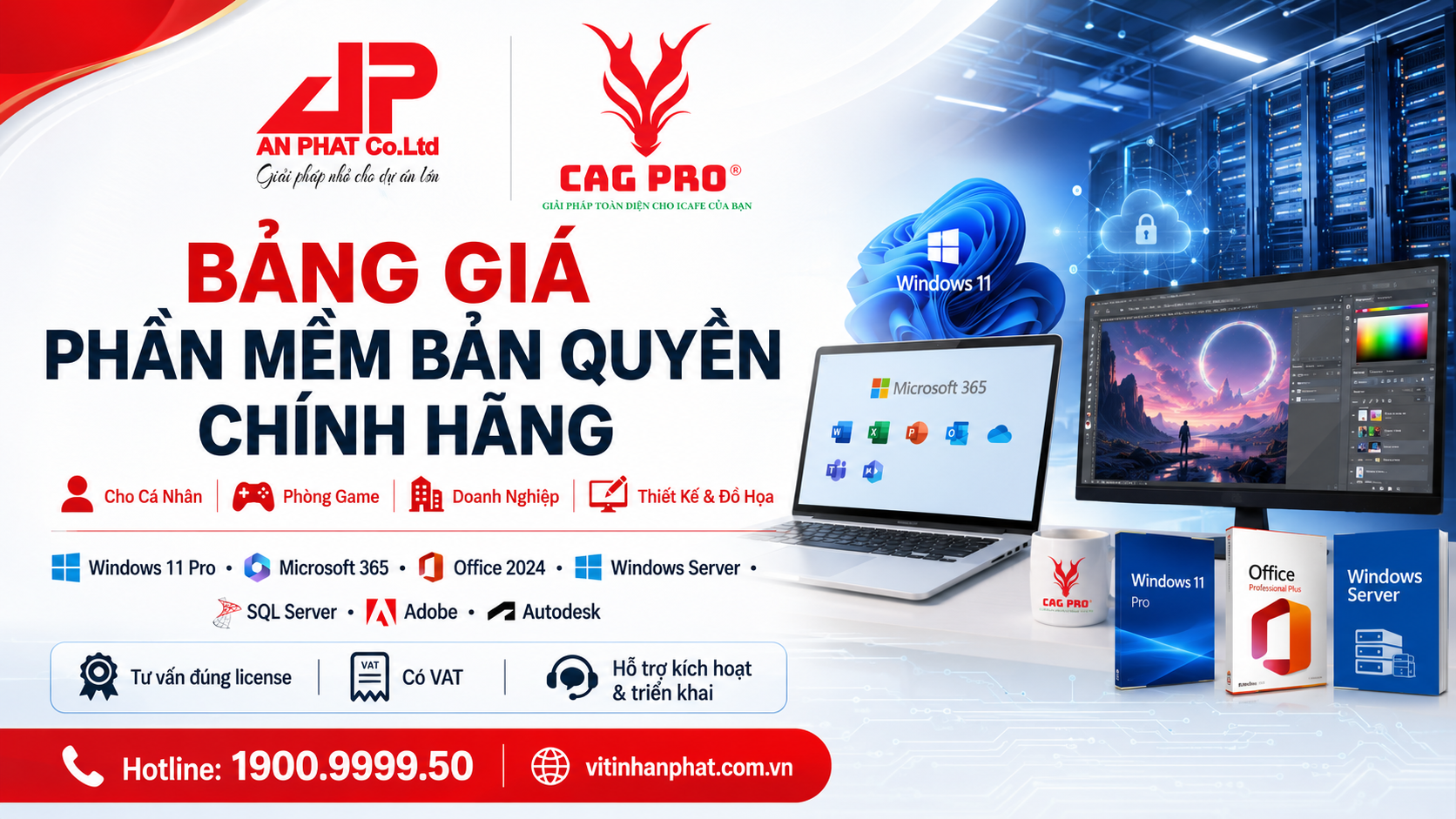 Bảng Giá Phần Mềm Bản Quyền Chính Hãng Cho Cá Nhân, Phòng Game, Công Ty & Thiết Kế Đồ Họa