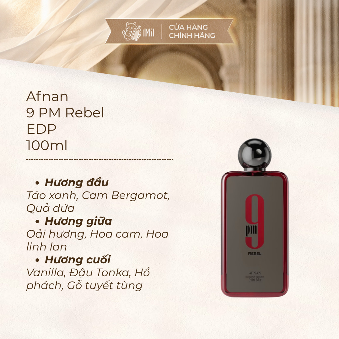 Afnan 9PM Rebel EDP 100ml