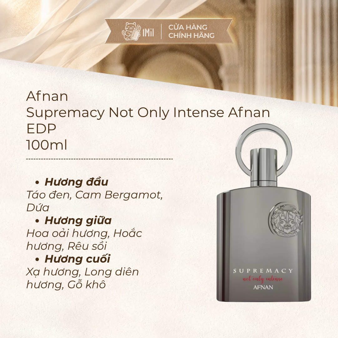 Afnan Supremacy Not Only Intense 100ml