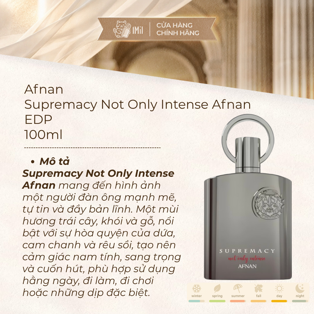 Afnan Supremacy Not Only Intense 100ml
