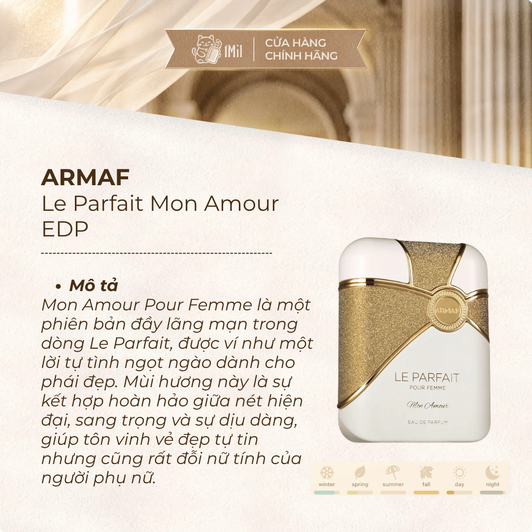 Armaf Le Parfait Mon Amour Pour Femme EDP 100ml