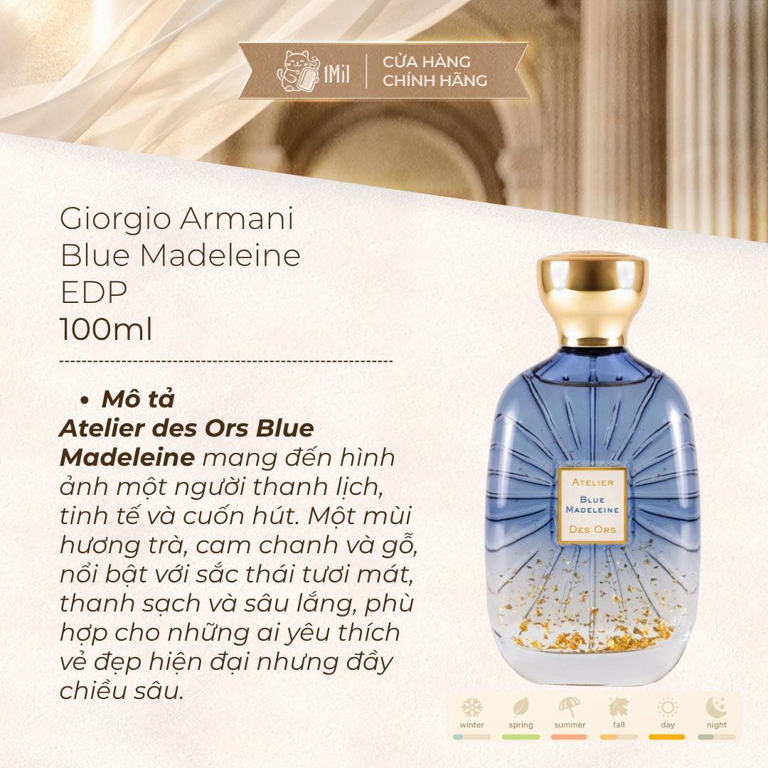 Atelier Des Ors Blue Madeleine EDP 100ml