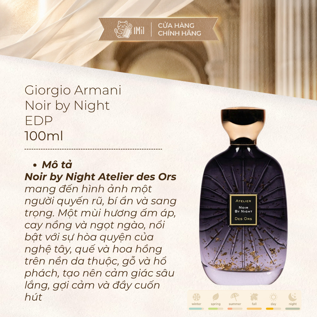 Atelier Des Ors Noir By Night EDP 100ml