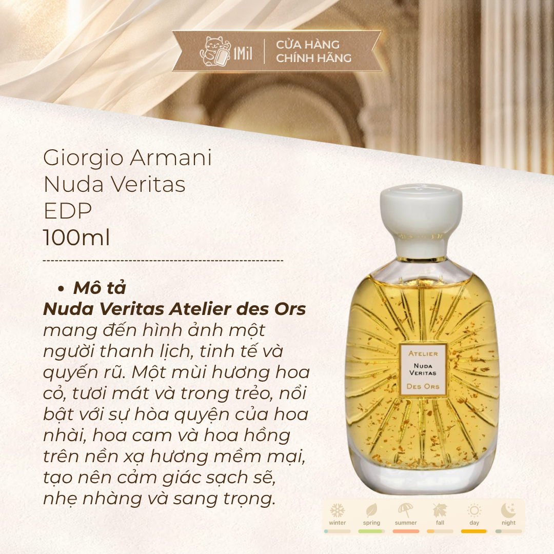 Atelier Des Ors Nuda Veritas EDP 100ml