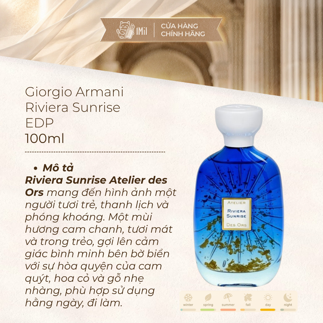 Atelier Des Ors Riviera Sunrise EDP 100ml