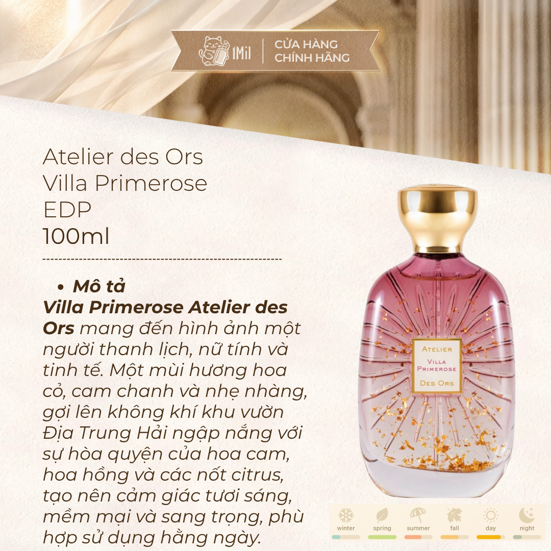 Atelier Des Ors Villa Primerose EDP 100ml