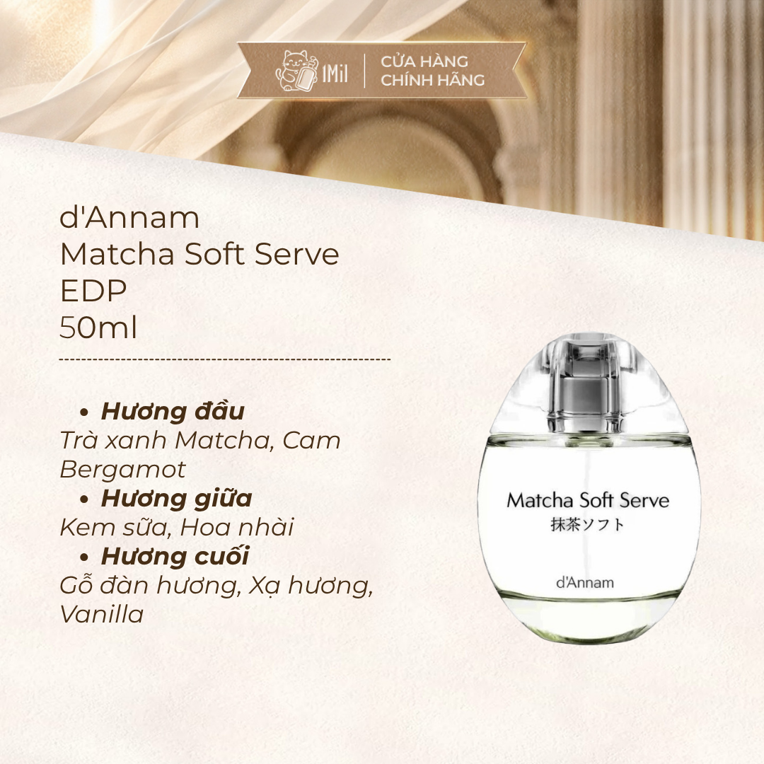 D'Annam Matcha Soft Serve EDP 50ml