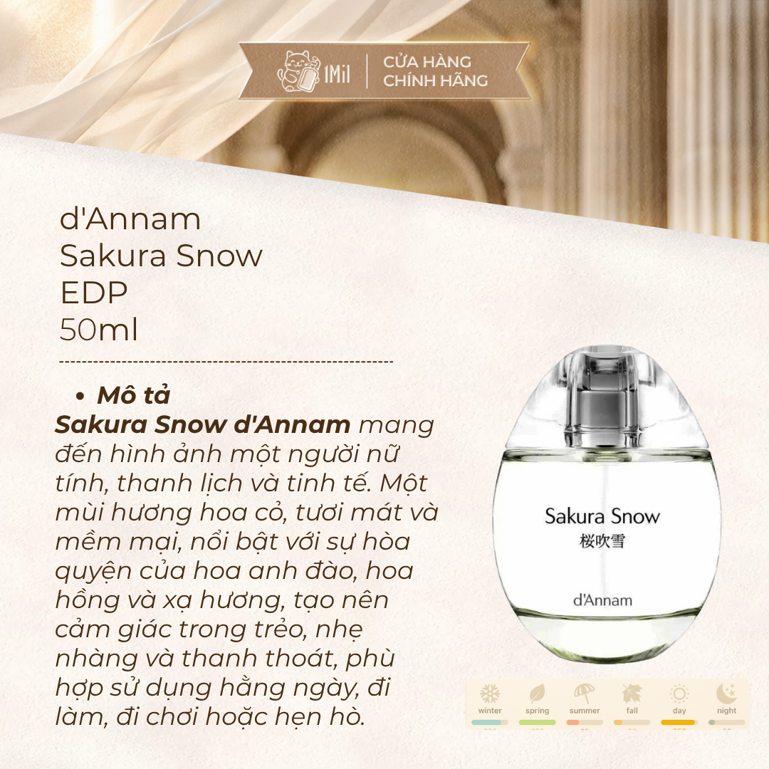D'Annam Sakura Snow EDP 50ml