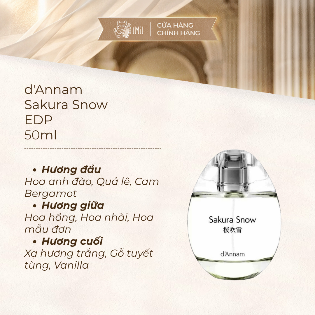 D'Annam Sakura Snow EDP 50ml